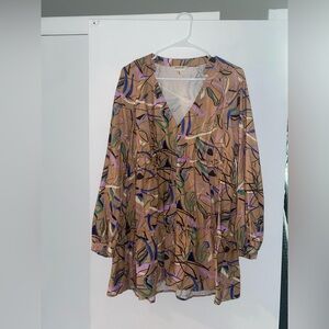 Nordstrom Open Edit long sleeve mini dress